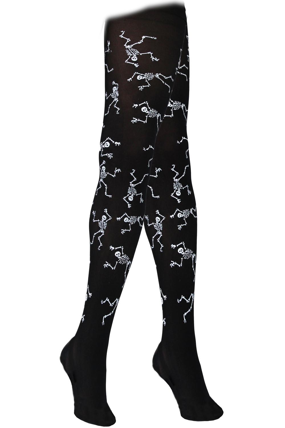 CALZE COLLANT STAMPA SCHELETRO DONNA